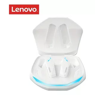 Audífonos In-ear Gamer Inalámbricos Lenovo Thinkplus Gm2 Pro Blanco Con Luz Led