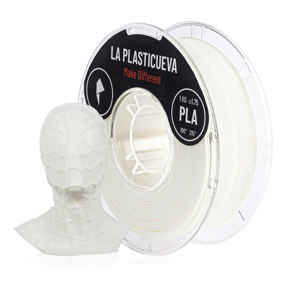 Pla 1.75 - 1kg Filamento Blanco Impresión 3d -la Plasticueva