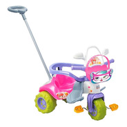 Triciclo Magic Toys Versátil Com Aro Tico-tico Zoom Meg Rosa