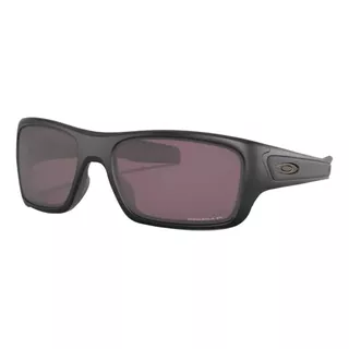 Óculos De Sol Polarizados Oakley Turbine Xs Extra Small Armação De O Matter Cor Matte Black, Lente Daily De Plutonite Prizm, Haste Matte Black De O Matter - Oj9003