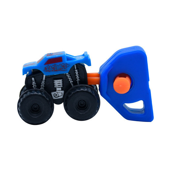 Carro Lanzador Nano Racers Hot Wheels Naranja Color Azul