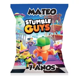 10 Bolsitas Golosineras Stumble Guys Chip Bag