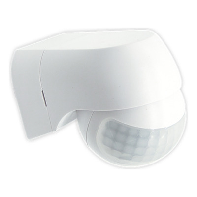 Sensor De Movimiento Infrarrojo Pared 180º 12mt Blanco Tbcin
