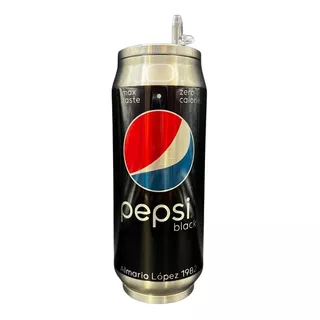 Termo Lata Pepsi Black Personalizado Gratis