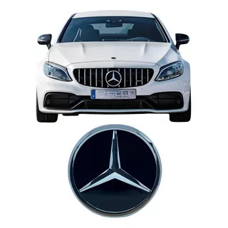 Emblema Espelhado Grade Mercedes Benz C Gla E Cla Ml Gl Glk