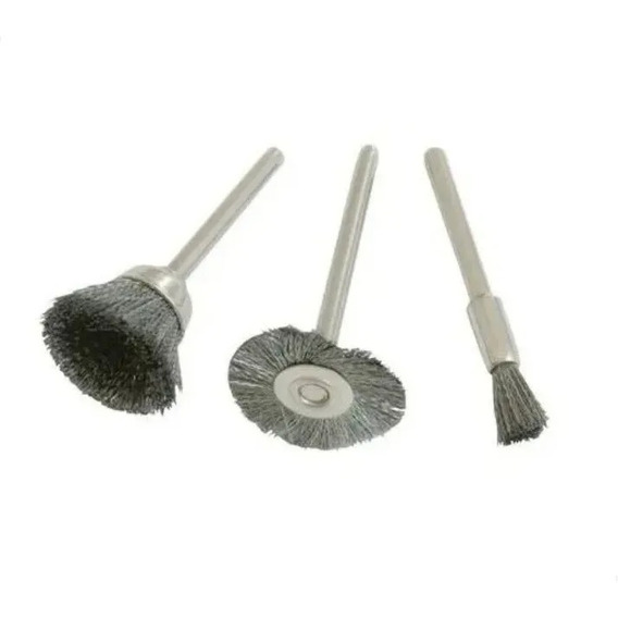 Accesorio Dremel 3 Piezas Cepillos Acero Inox Ruhlmann