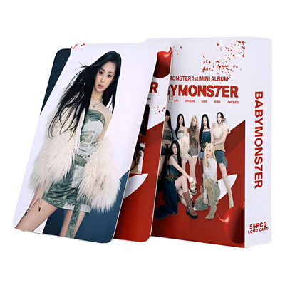 Babymonster Set 55 Photocards K Pop Tipo Lomo Card Lomocards