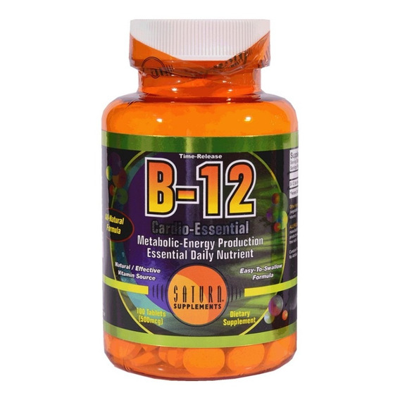 Suplemento Nutritivo Saturn Vitamina B12 100 Cápsulas Oferta