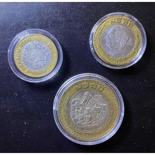 Lote De 3 Monedas 10 , 20 Y 50 Nuevos Pesos !