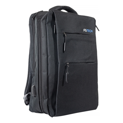 Mochila Porta Notebook Urbana Viajes Con Usb Reforzada Impermeable 39l Modelo Journey Fg Tech