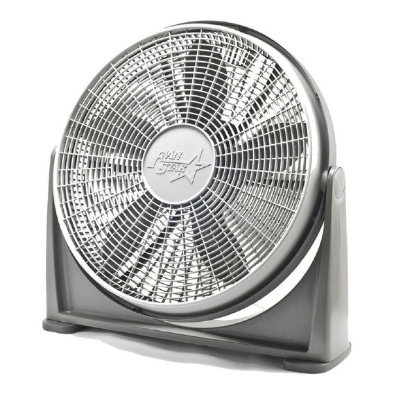 Ventilador de pared y de piso Fan Star 3349 gris con 5 aspas de  plástico, 20" de diámetro 127 V