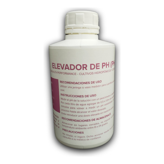 Elevador De Ph+ 250ml Hidroponia - Cultivos - Acqua Garden