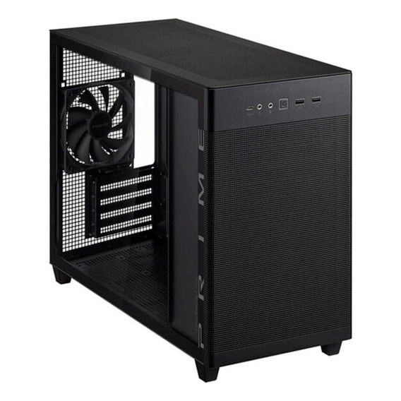 Gabinete Asus Ap201 Asus Prime Micro Atx Vidrio Templado