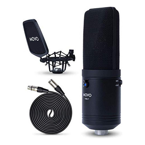 Movo Vsm-7 Microfono De Condensador De Estudio De Multiples