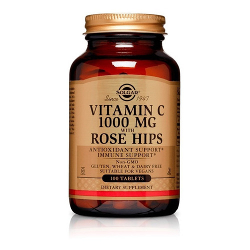 Vitamina C 1000 Mg With Rose Hips Sabor Ninguno