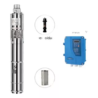 Bomba Solar Trisol Sumergible Con Controlador 56m - 1,2m3h