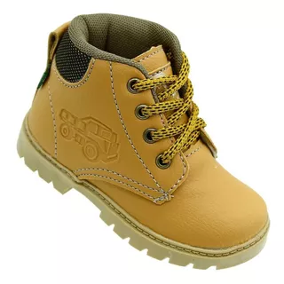 Bota Botinha Infantil Gibizinho Baby Masculina Coturno Nova