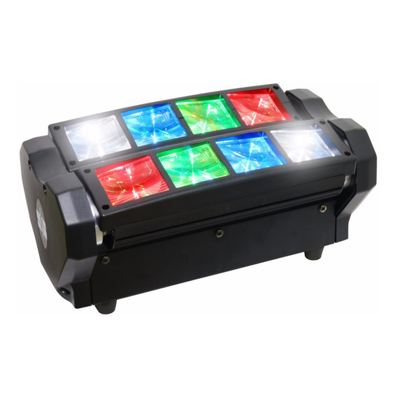 Mini Spider 8x10w Barra Doble Rotatoria Beam Nano Color de la luz RGBW 100V/240V