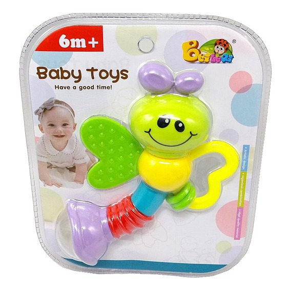 Sonajero Mordillo Baby Toys Faydi Color Abejita