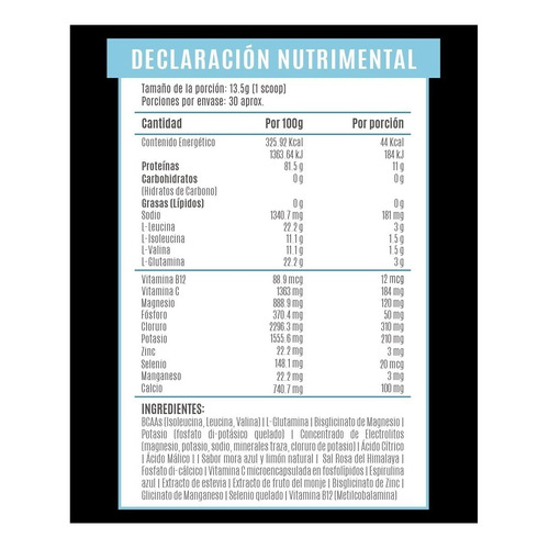 Suplemento en polvo Birdman  Performance Series BCAAs & Glutamina proteínas sabor fresa en pote de 405g