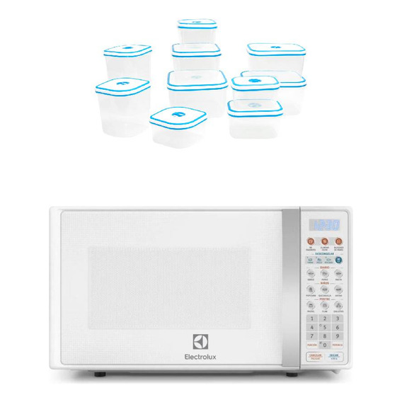 Combo: Microondas Microondas Electrolux 17l Blanco (emdo17s2