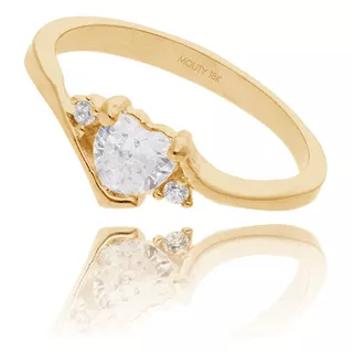 Anillo De Promesa Alice En Oro 18 Kilates  Amor Mouty