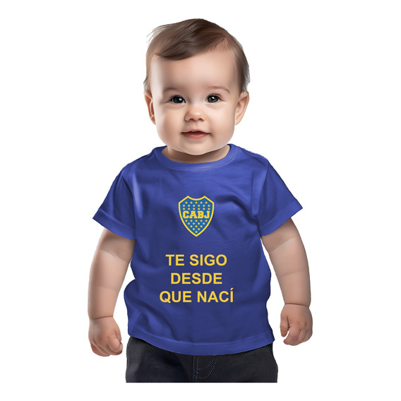 Remera Bebé Recién Nacido El Regalo Perfecto Boca Juniors