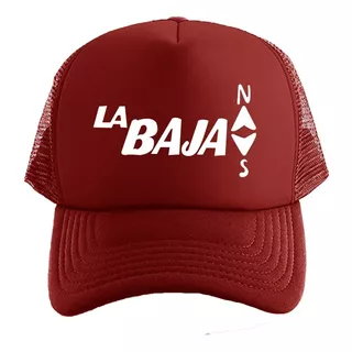 Gorra Trucker Mod La Baja Estampada En Vinil