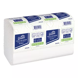 Papel Toalla Interfoliada Hoja Doble Tork 24 Paq X 150 Hojas