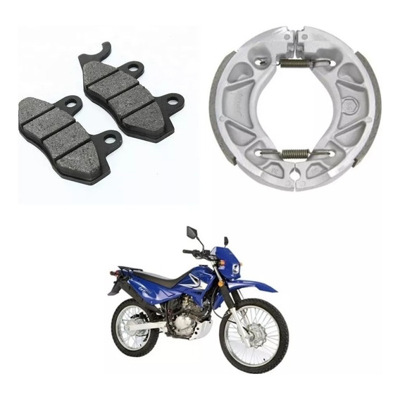 Kit De Frenos Moto Euromot Gxt 200 Pastilla + Balata 