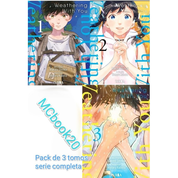 Weathering With You / Pack 1/2/3 - Manga - Ivrea