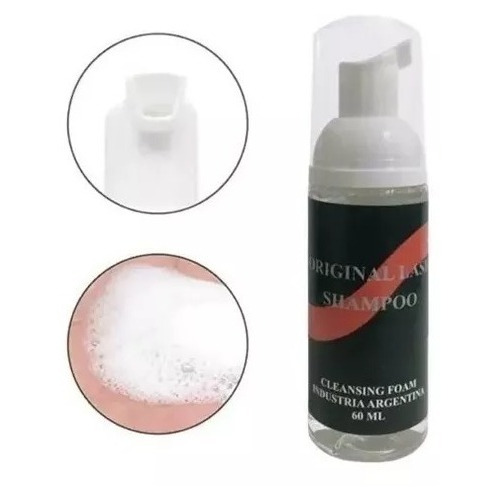 Shampoo Lash Espuma De Limpieza Para Pestañas Y Cejas X60ml 