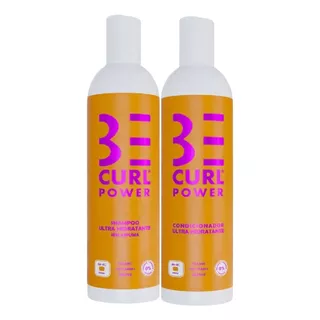  Shampoo E Condicionador Be Curl Power Crespos E Afro 2x350ml