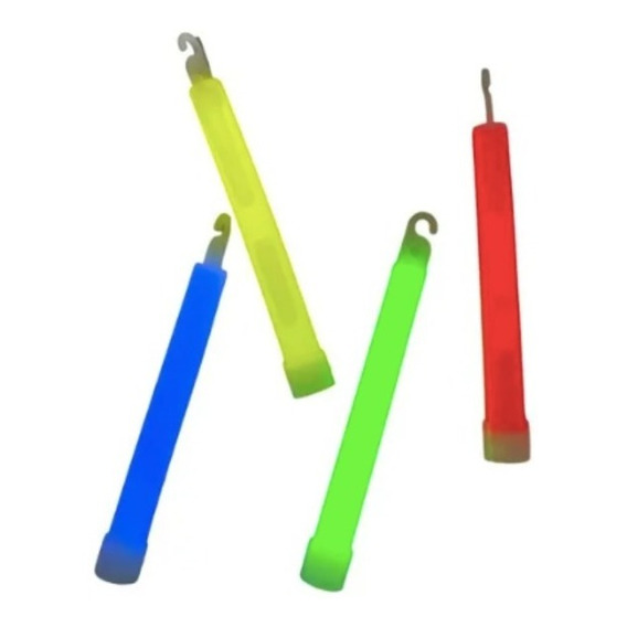 25 Varitas Neon Glow Stick Cyalume Batucada Fiesta 15 Cm