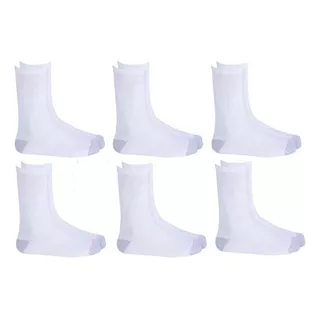 Kit Com 6 Pares De Meias Hanes Cano Médio 37-44