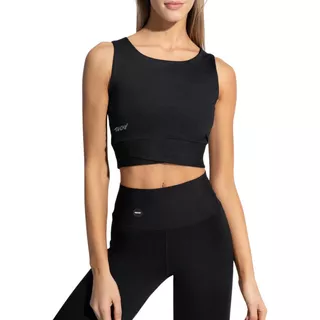 Top Deportivo P/ Mujer Touche Sport Black High Top Ejercicio
