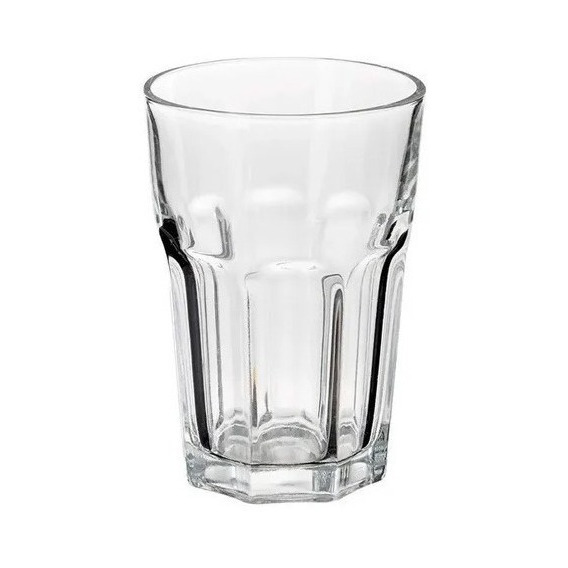 Vaso Oslo 400 Ml Facetado Super Resistente Rigolleau Set X6