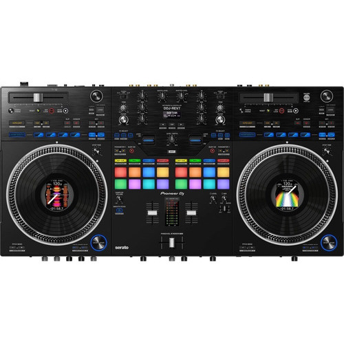 DDJ-REV7 Controlador DJ profesional de 2 canales de estilo scratch para Serato DJ Pro (negro)