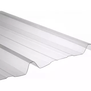Chapa Trapezoidal  Plástica Traslucida Blanca   G5