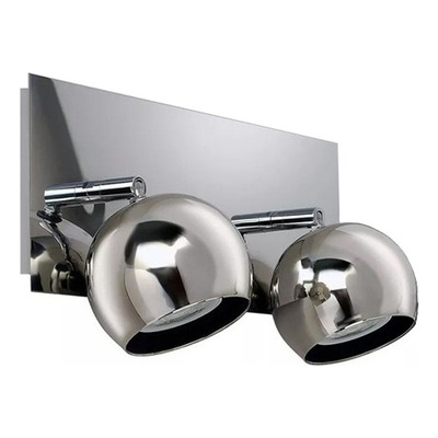 Aplique 3 Luces Bocha Cromo Led Luz Desing 220v.