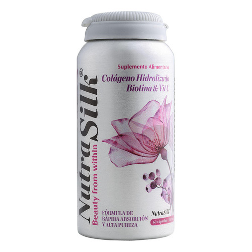 Nutrasilk Colageno Hidrolizado Biotina Vit C Pelo Piel Uñas Sabor Sin