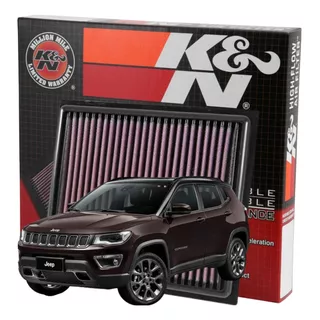 Filtro De Ar Esportivo K&n 33-5034 Jeep Compass 2.0 2017+ Kn