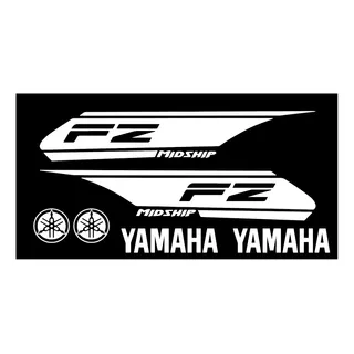 Sticker Calcomania Reflejante Para Tanque: Yamaha Fz Midship
