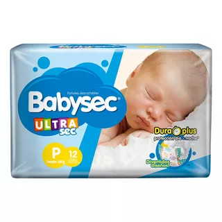 Pañales Babysec Ultrasec Estandar Pack  P