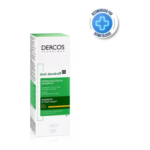 Dercos Shampoo Anticaspa Seca 200ml Vichy