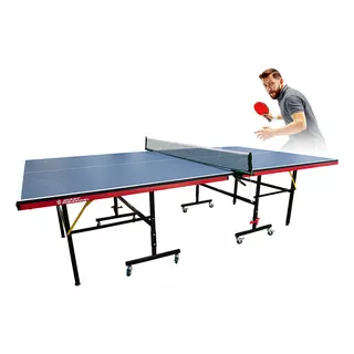 Mesa Tênis De Mesa Ping Pong Paredão Dobrável Tam Oficial