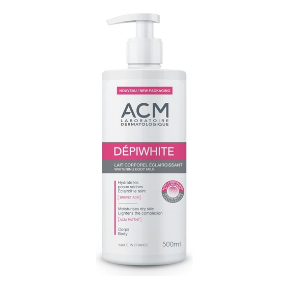 Crema Despigmentante  Aclarante Depiwhite Acm Corporal 500ml