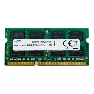 Memória Ram Portatil Color Verde  8gb 1 Samsung M471b1g73db0-yk0