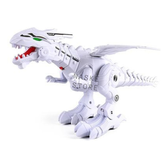 Dinosaurio Dragon Rex Robot Transformer Ruge Luz Sonido Pila