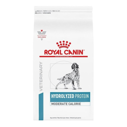 Alimento Royal Canin Veterinary Diet Canine Hydrolyzed Protein Moderate Calorie para perro adulto todos los tamaños sabor mix en bolsa de 11.5kg